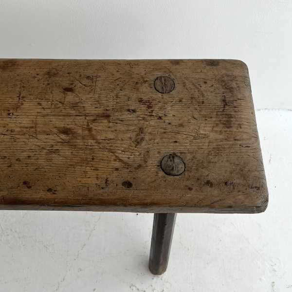 Late 18th century tall pig bench  image