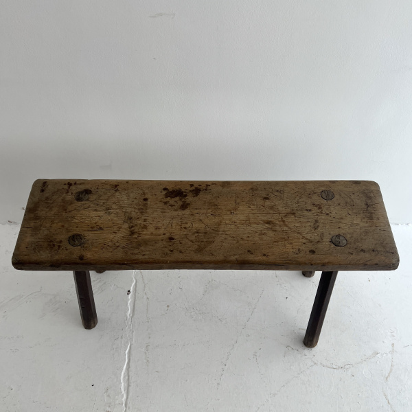 Late 18th century tall pig bench  image