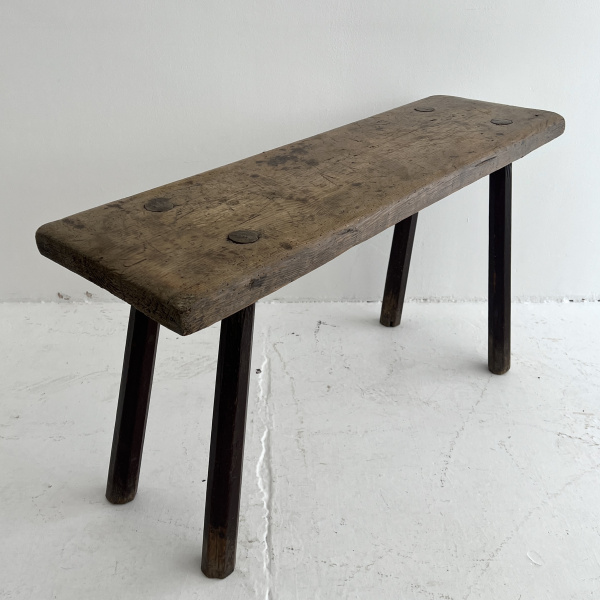 Late 18th century tall pig bench  image