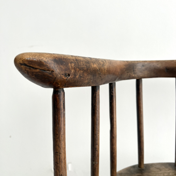 18th century 3 legged low Welsh stick chair  image