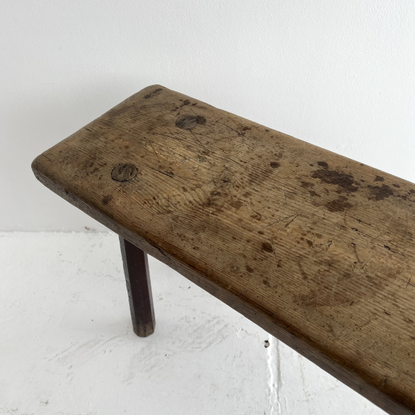 Late 18th century tall pig bench  image
