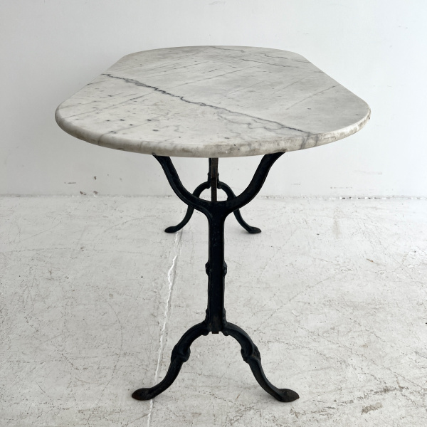 late 19th Century iron and marble French table  image