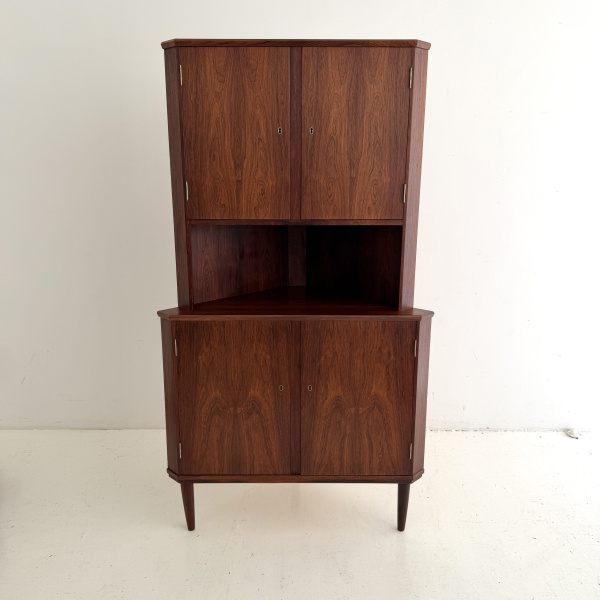 A 1960s Danish rosewood corner cabinet  image