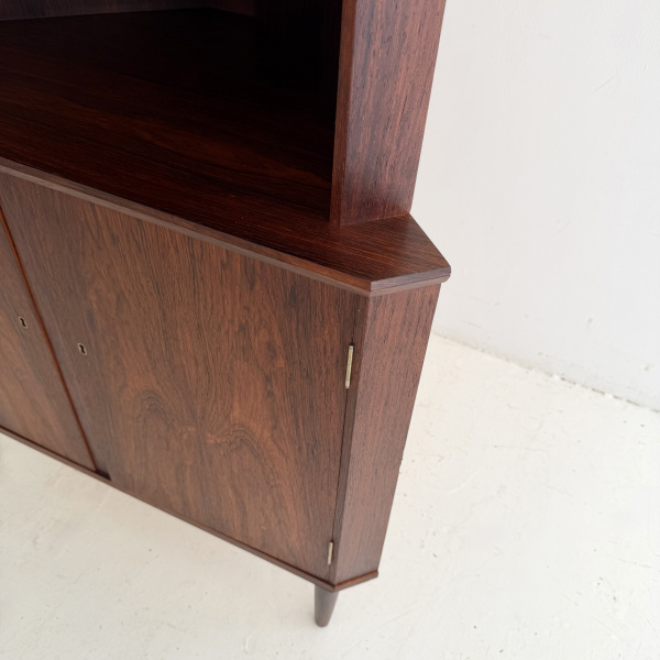 A 1960s Danish rosewood corner cabinet  image