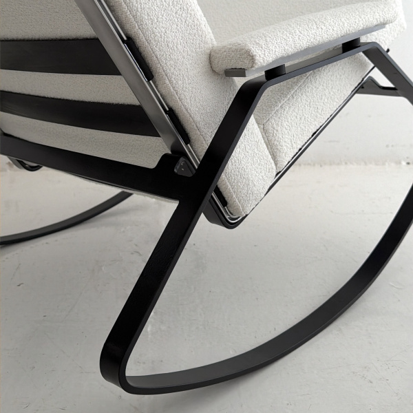 1960s William Plunkett Reigate rocking chair and footstool image