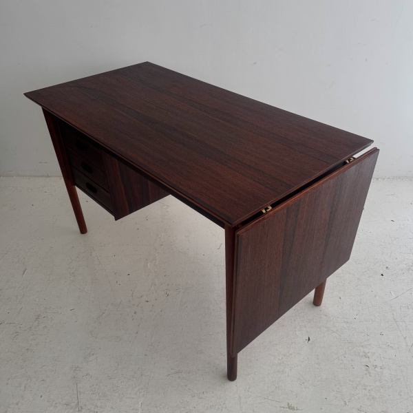 1950s Danish rosewood mid century extending desk image