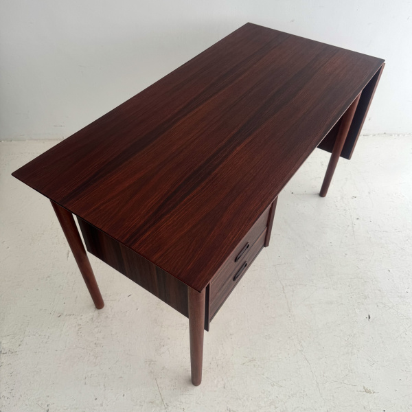 1950s Danish rosewood mid century extending desk image