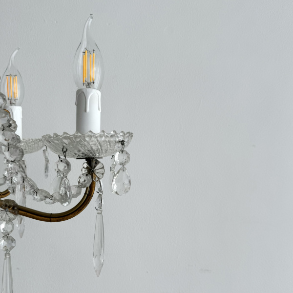 1940s vintage French chandelier  image