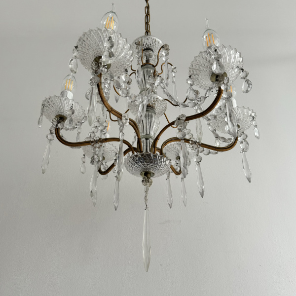 1940s vintage French chandelier  image