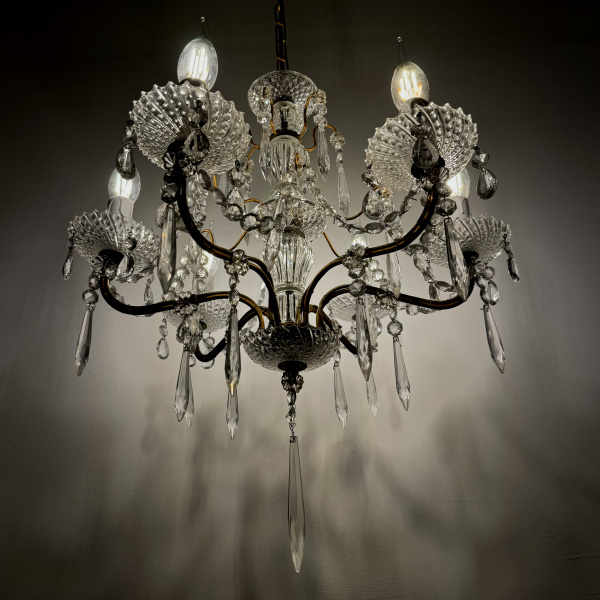 1940s vintage French chandelier  image