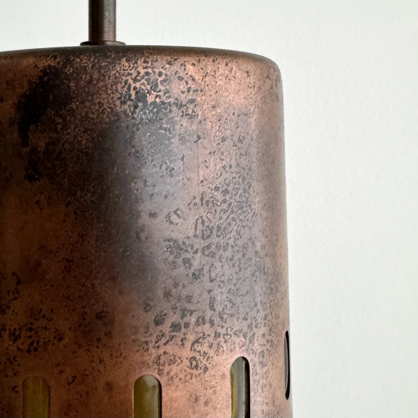 Nanny Still copper and glass 1960s pendant light for Raak  image