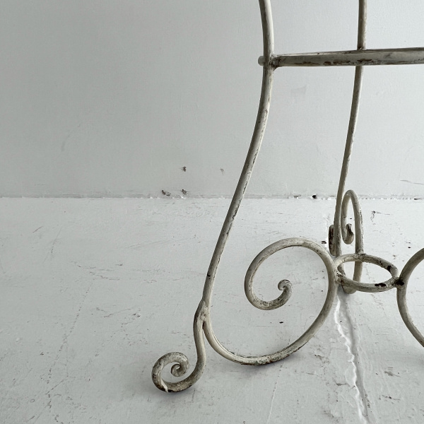 An early 20th century French lattice top garden table image