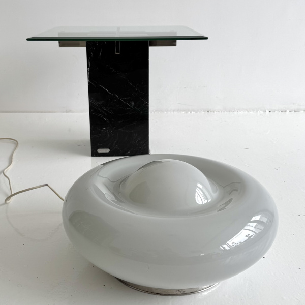 A large 1970s Italian Angelo Brotto for Esperia murano floor lamp image