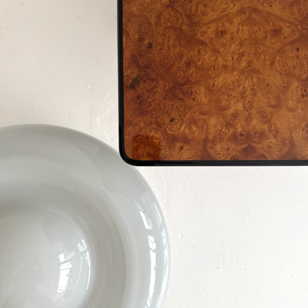 1970s Paul Michel for Roche Bobois high gloss burr table  image