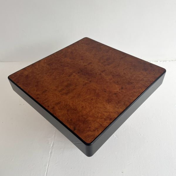 1970s Paul Michel for Roche Bobois high gloss burr table  image