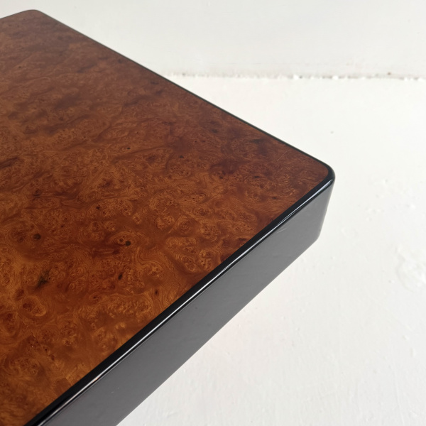1970s Paul Michel for Roche Bobois high gloss burr table  image