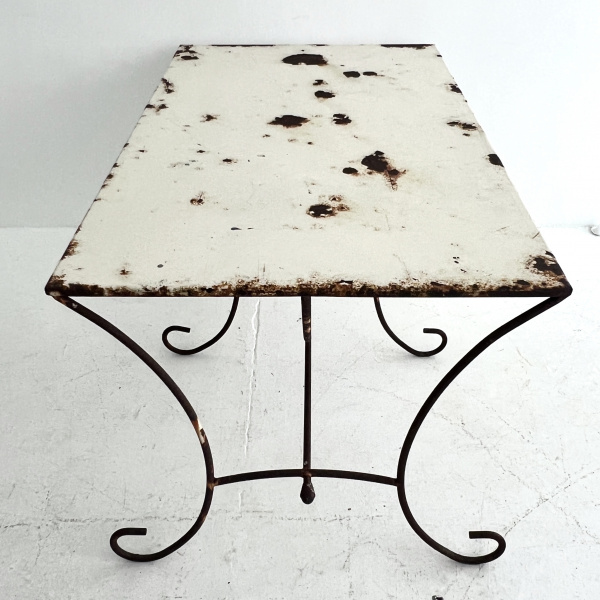 A large Mid-Century French Garden Table  image