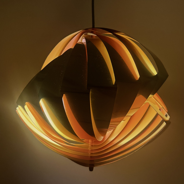 Louis Weisdorf Konkylie pendant lamp for Lyfa, 1963. image