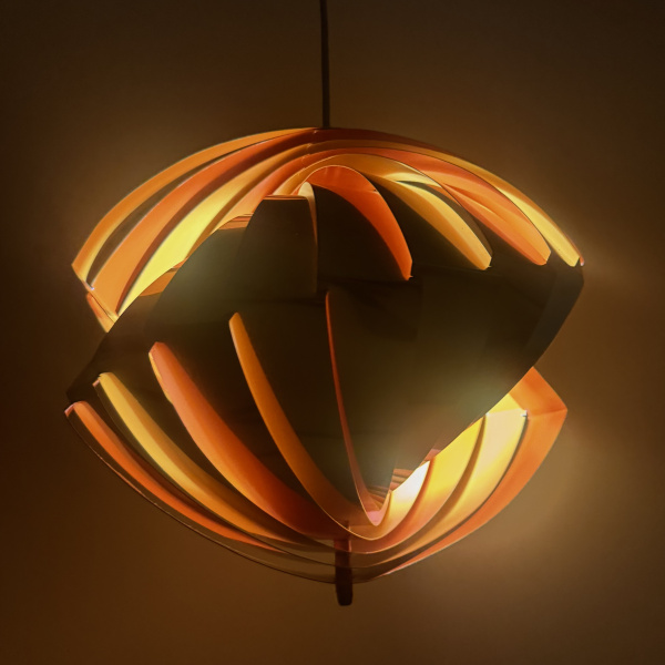 Louis Weisdorf Konkylie pendant lamp for Lyfa, 1963. image
