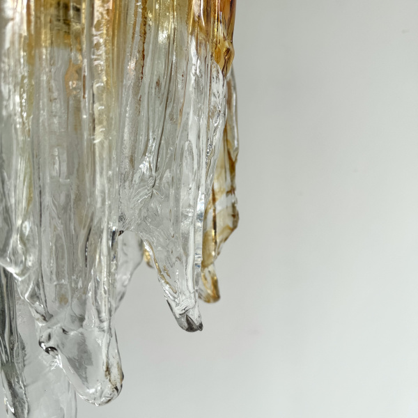 A 1960s Italian Mazzega Murano Flames chandelier  image