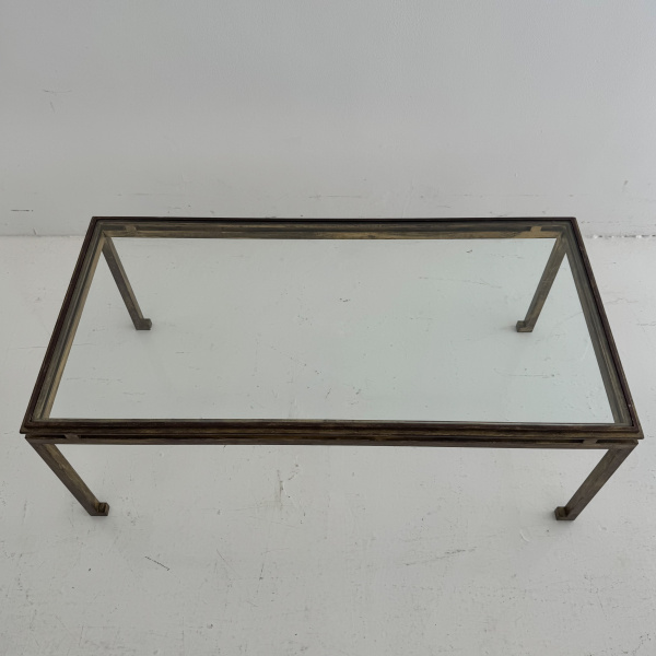 A 1950s French gilt bronze Maison Ramsay coffee table image