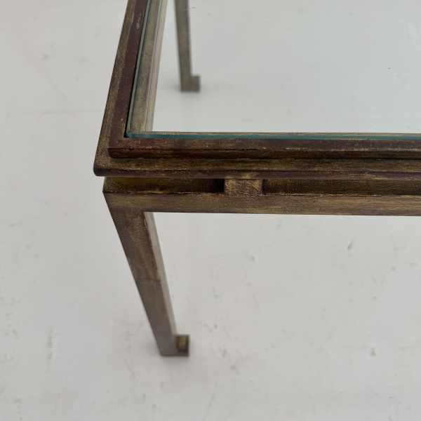 A 1950s French gilt bronze Maison Ramsay coffee table image