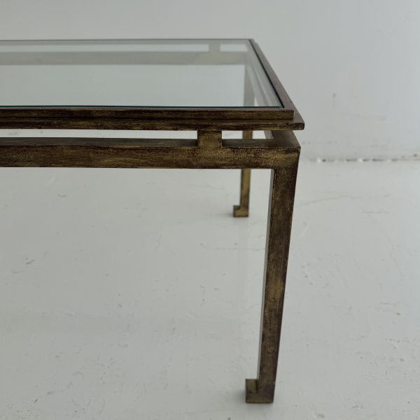 A 1950s French gilt bronze Maison Ramsay coffee table image