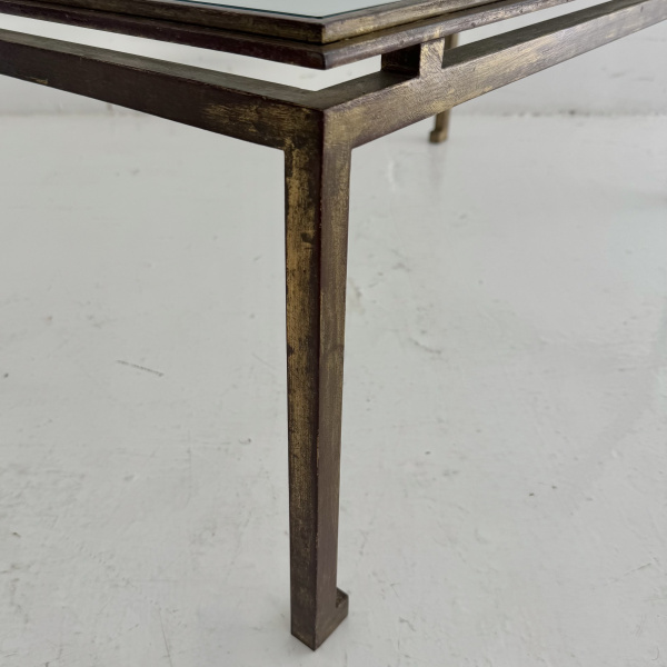 A 1950s French gilt bronze Maison Ramsay coffee table image