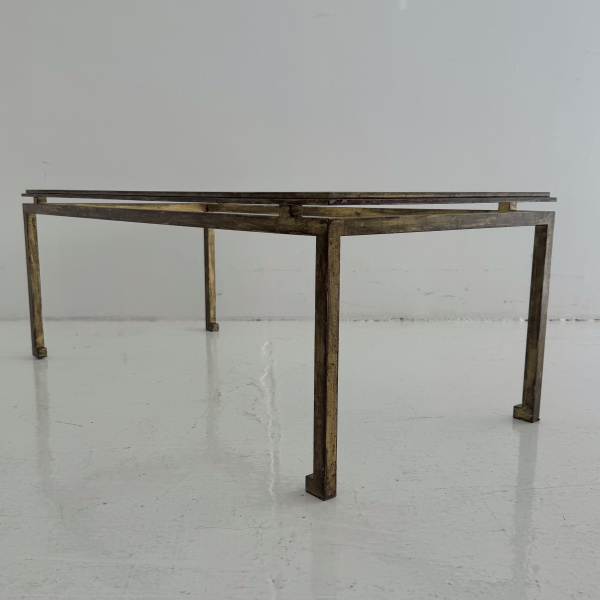 A 1950s French gilt bronze Maison Ramsay coffee table image