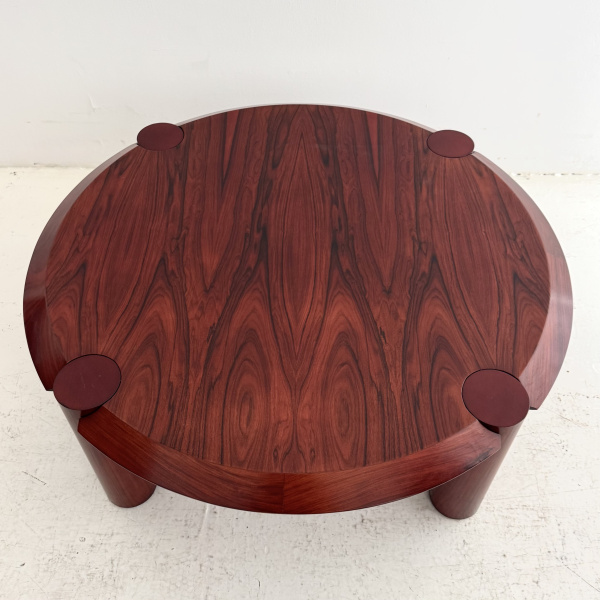 A Large Danish Rosewood Brutalist Coffee Table image