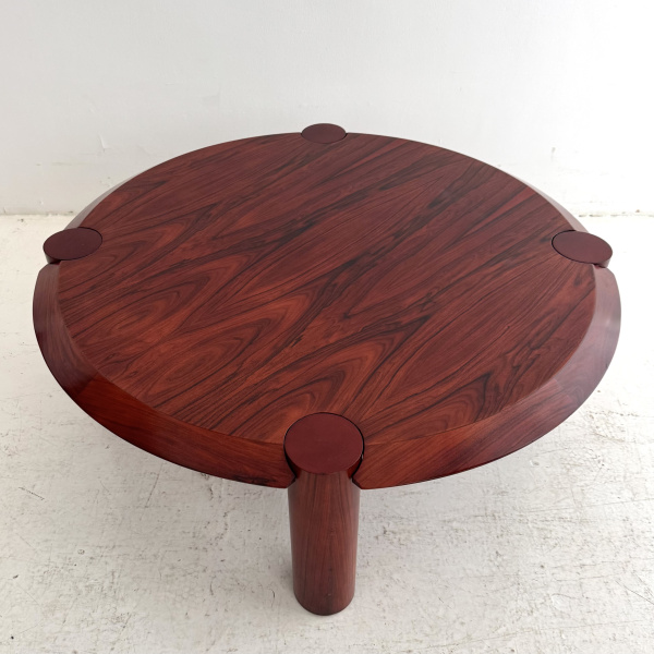 A Large Danish Rosewood Brutalist Coffee Table image