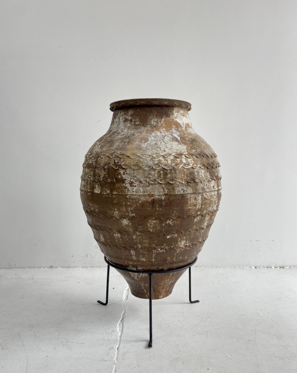 A large mid 20th century Turkish olive pot image