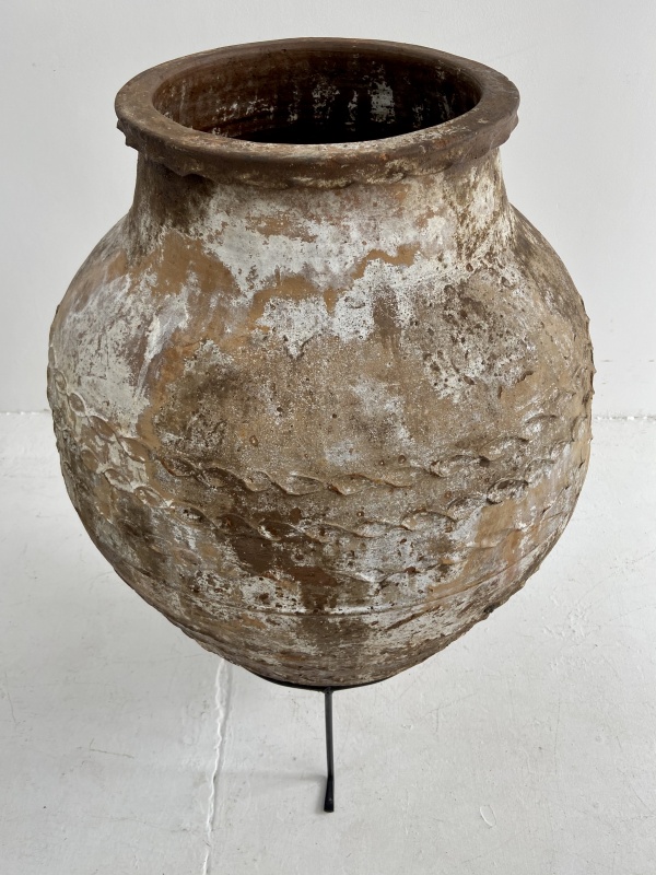 A large mid 20th century Turkish olive pot image