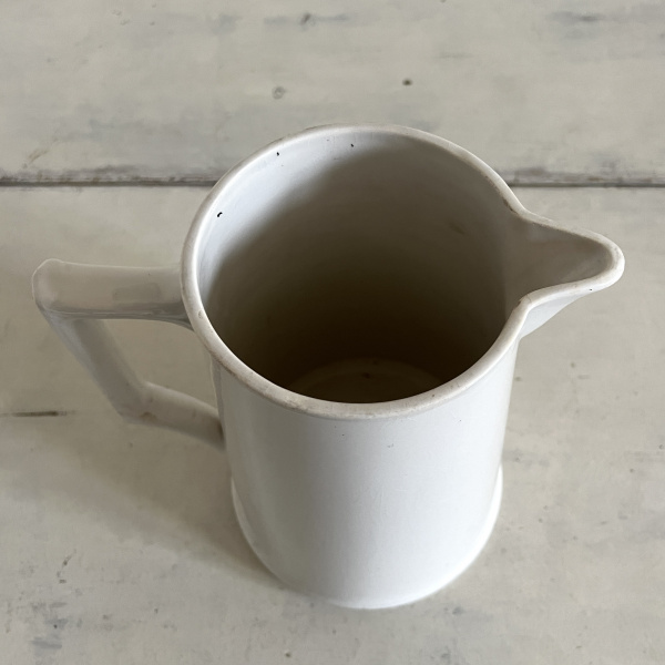 A Large 19th century Creil et Montereau Jug image