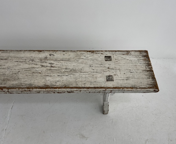 19th Gothic Style Pine Bench  image