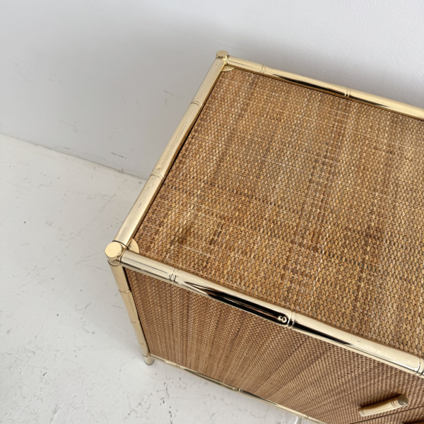 Faux Bamboo and rattan Vivai del Sud cabinet  image