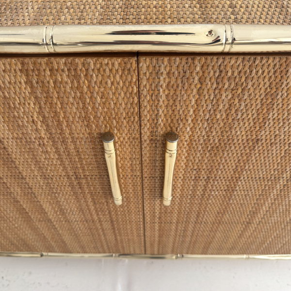 Faux Bamboo and rattan Vivai del Sud cabinet  image