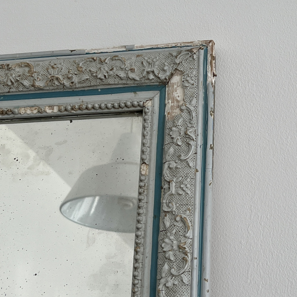 painted 19th century French mirror  image