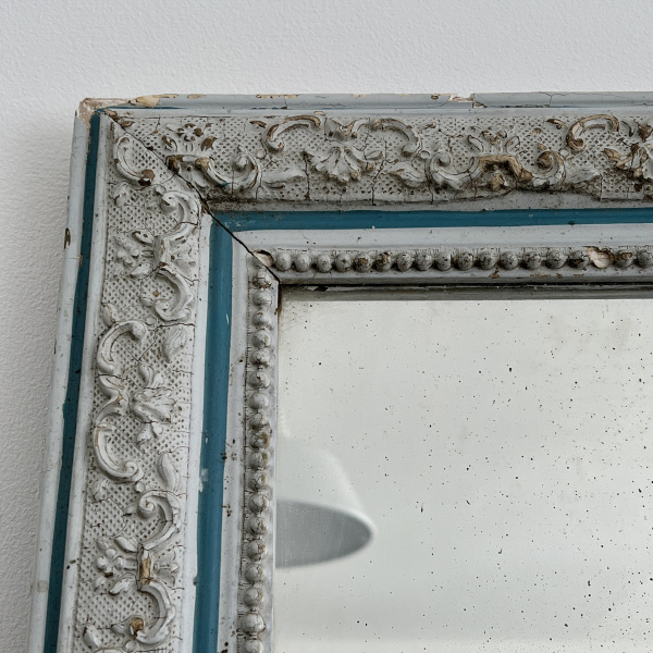 painted 19th century French mirror  image