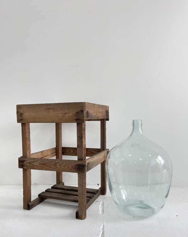 Vintage French large Demijohns with original cases image