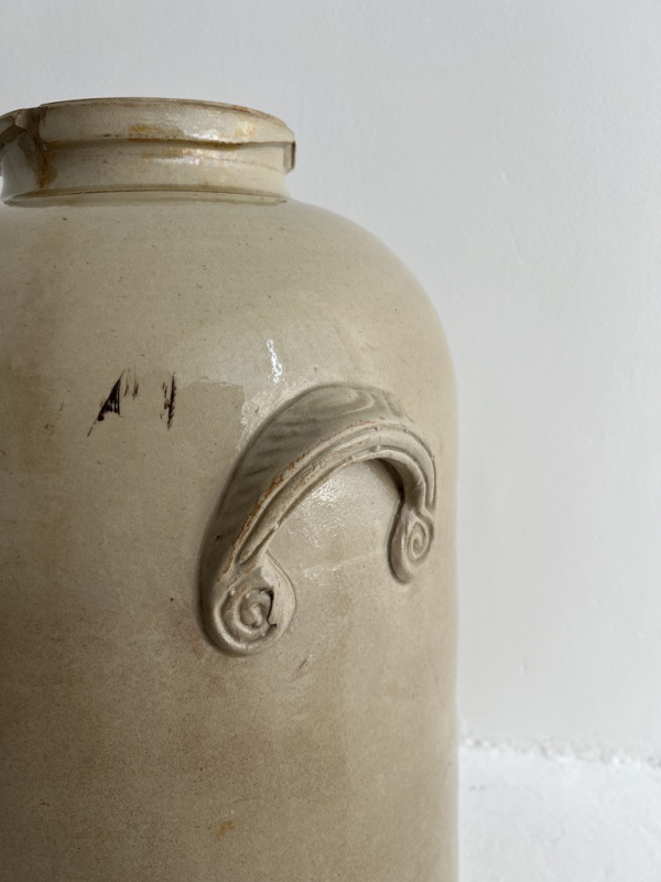 19th century French large stoneware fermentation Jar  image